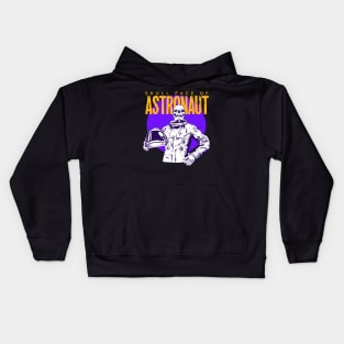 Skull face astronaut Kids Hoodie